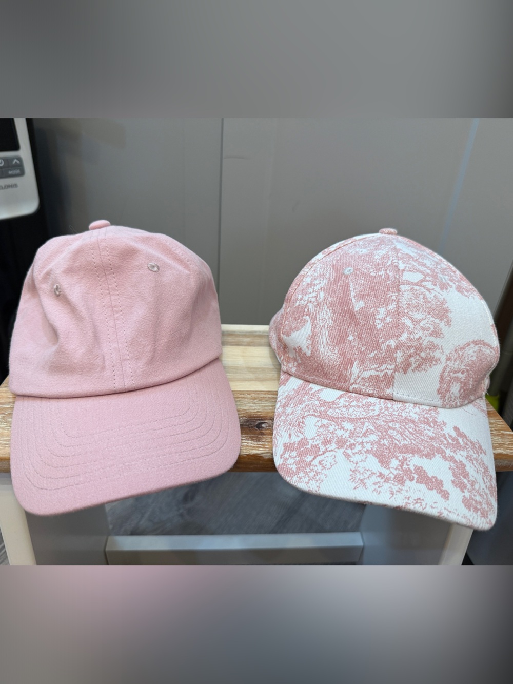 Women’s Pink Baseball Caps - Set of 2